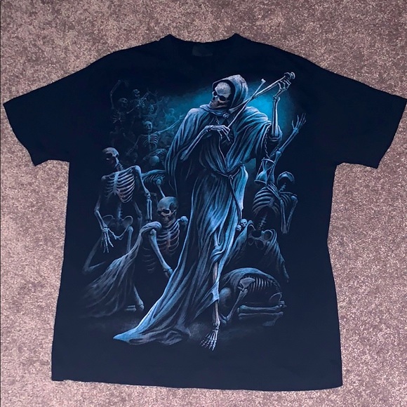 Unisex Skeleton Shirt - Picture 1 of 4